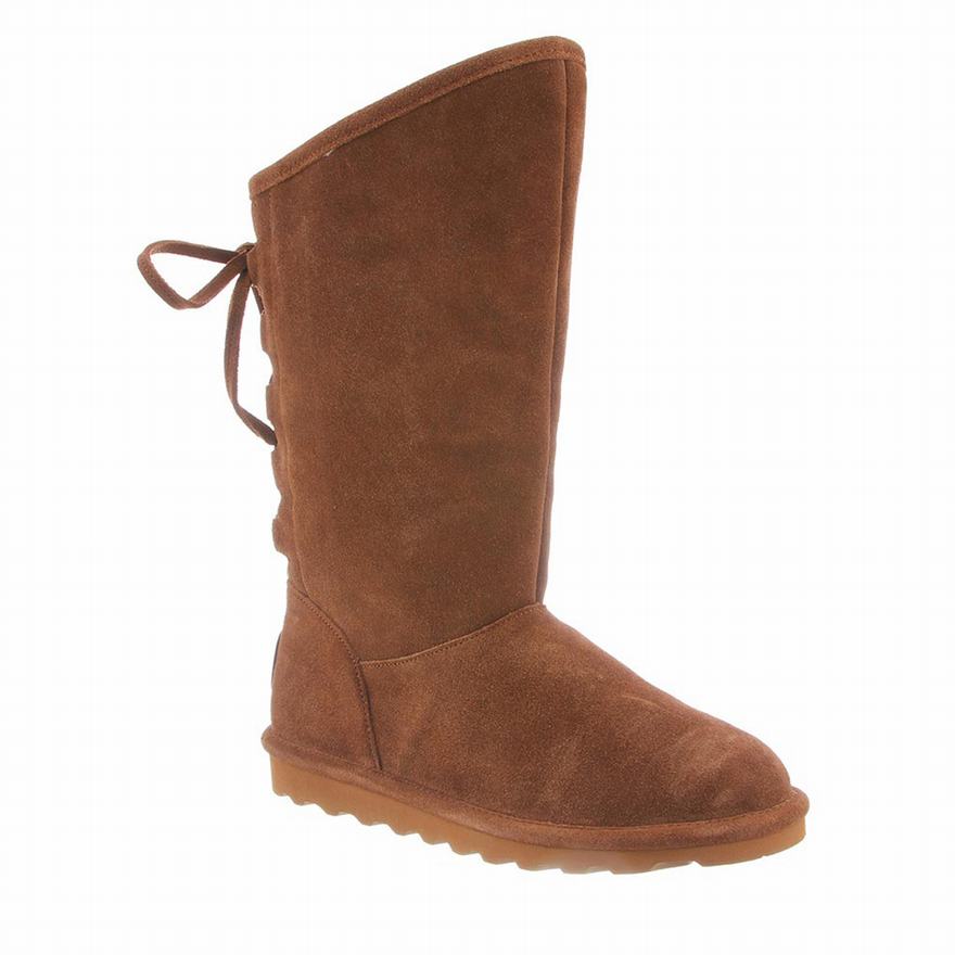 Bearpaw Phylly Tall Boots UK - Women's Boots Brown ||OJZCAW-057||